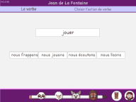 Le verbe à l'infinitif