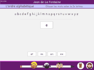 L'ordre alphabétique des mots