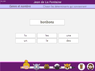 Le genre et le nombre