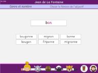 Le genre et le nombre