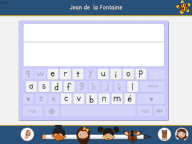 L’écriture des mots au claviers